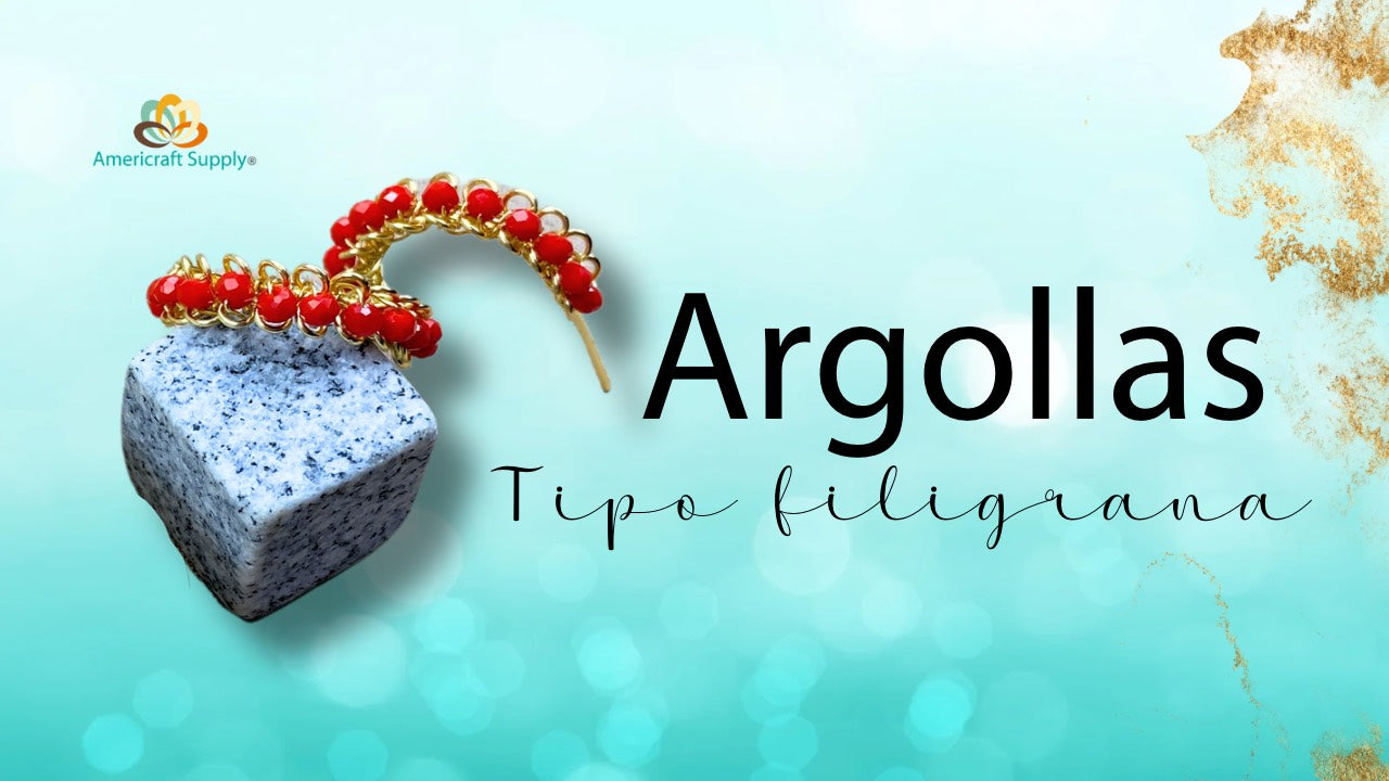 Tutorial Argollas con filigrana en alambre Americraft Supply