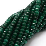 Jade Rondelle malaysia stone strips 4x2 mm