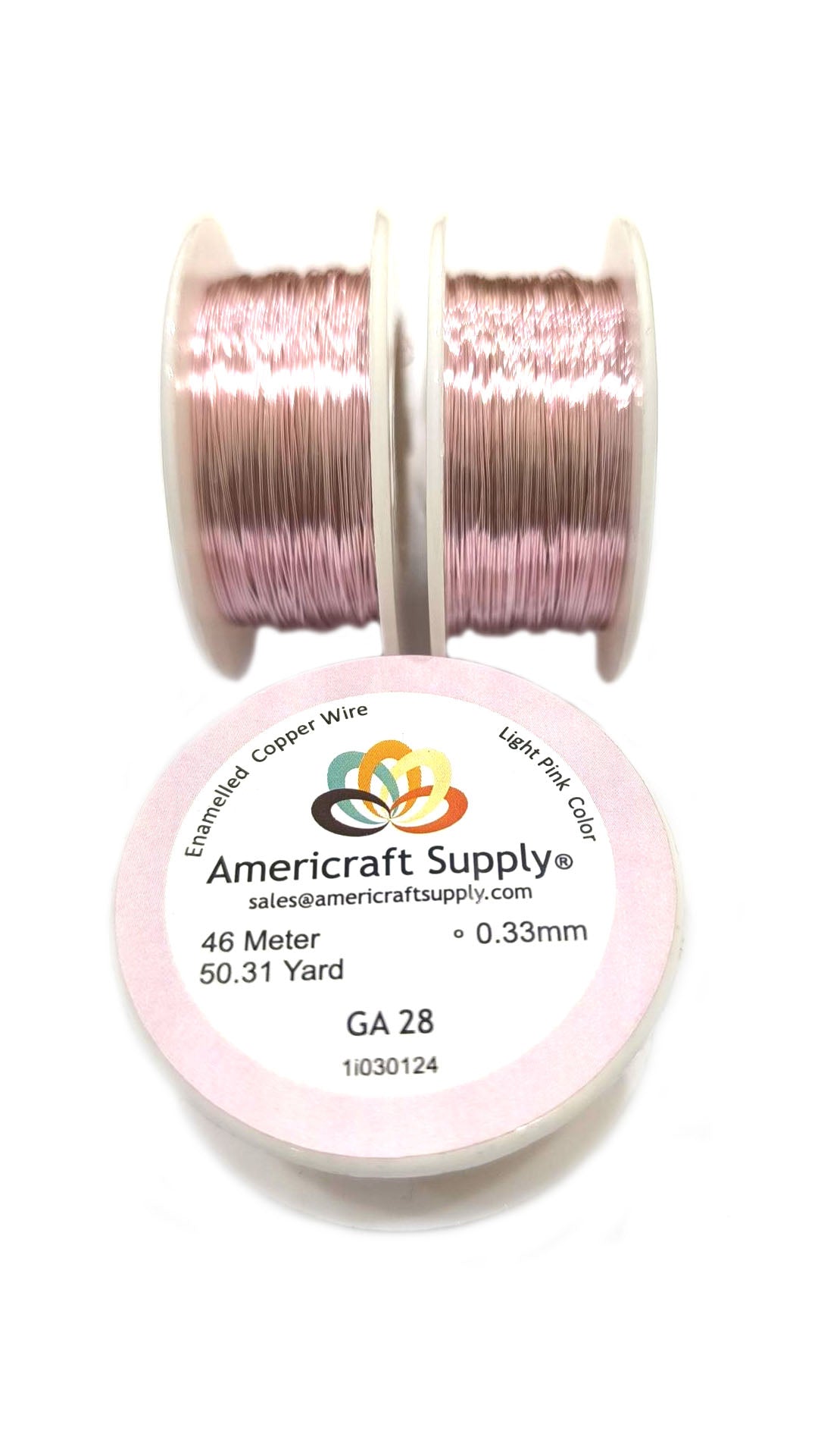 Light Pink Color GA 28, GA 30, GA 32 Brand AMERICRAFT SUPPLY