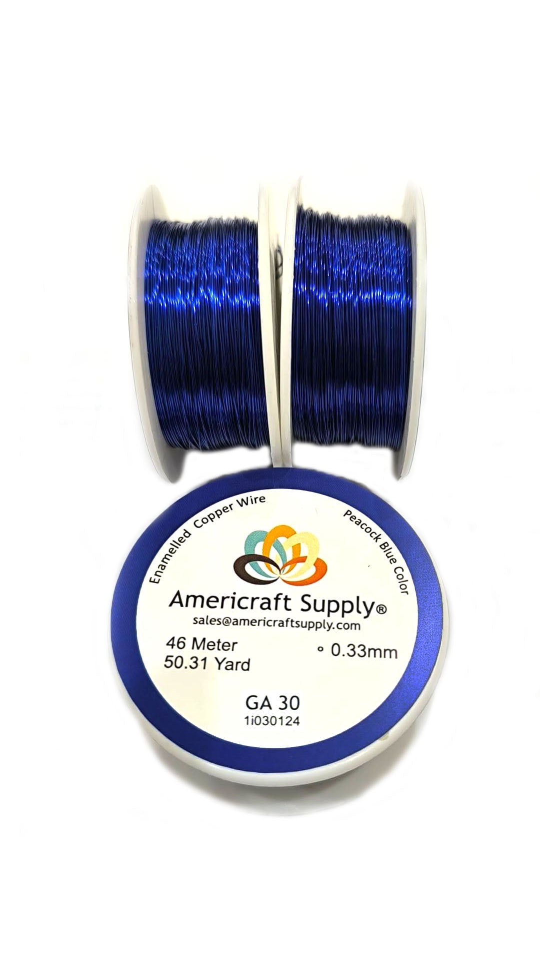 Peacock Blue Color GA 28; GA 30, GA 32  Brand AMERICRAFT SUPPLY