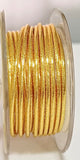 Gold-colored textured round wire, Hammered and Nidus model. AMERICRAFT SUPPLY brand.