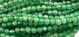 Jade Rondelle malaysia stone strips 4x2 mm