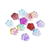 MULTICOLOR GLASS FLOWER: 12mm