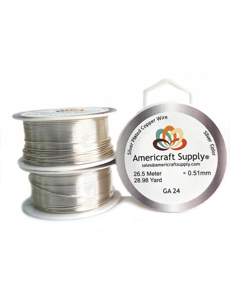 2485S218 - 20 Ga Crafting Wire - 15 yds. - Silver