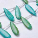 NATURAL SINKIANG TURQUOISE LONG DROP