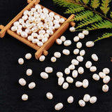 Natural pearls with large hole