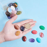 Mixed Stones Cabochons. Oval 25x18x7mm