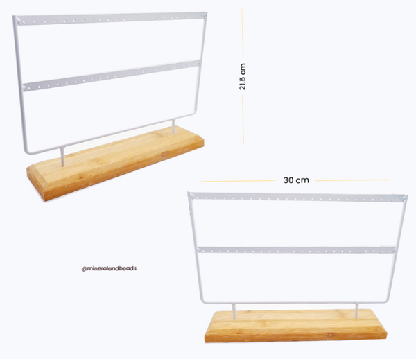 F. DISPLAY FOR EARRING. MATERIAL METALIC. 2 LINES