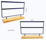 F. DISPLAY FOR EARRING. MATERIAL METALIC. 2 LINES