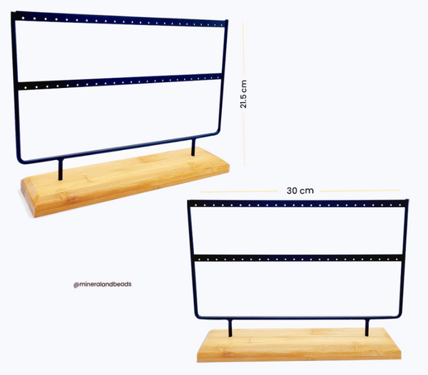 F. DISPLAY FOR EARRING. MATERIAL METALIC. 2 LINES