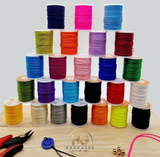 F. SET CHINESE THREAD. MULTICOLOUR PACK (10 mts x unit)  (4x2.cm threarsd 1.1mm)