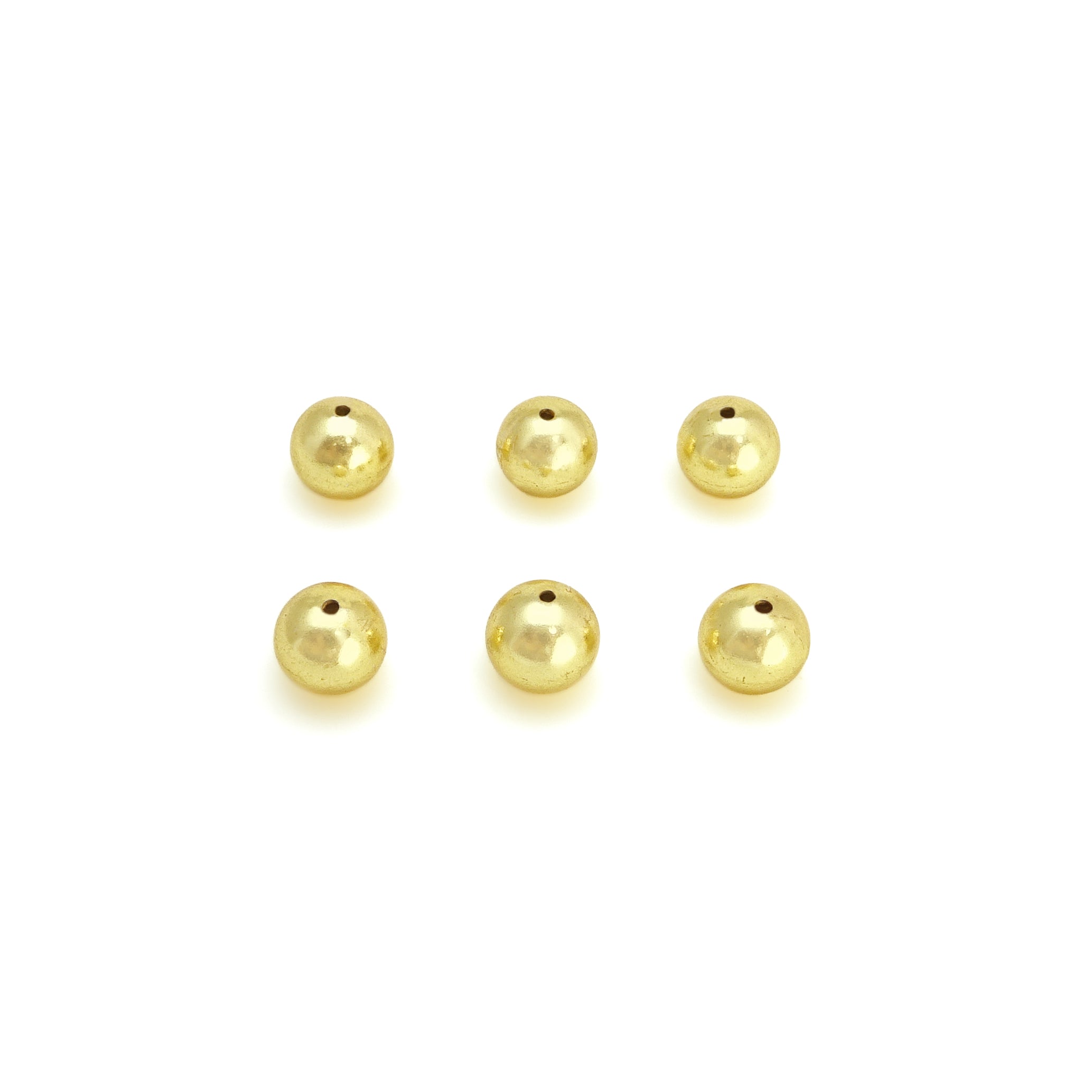 Golden Indian Smooth Ball 6mm-8mm-10mm