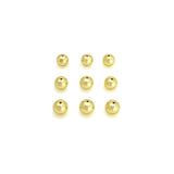 Golden Indian Smooth Ball 6mm-8mm-10mm