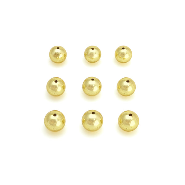 Aretes bola oro 8mm