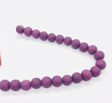 Murano glass Matte Purple  Strips