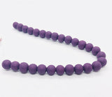 Murano glass Matte Purple  Strips