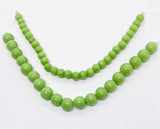 Murano Glass Green Apple Solid color Strips