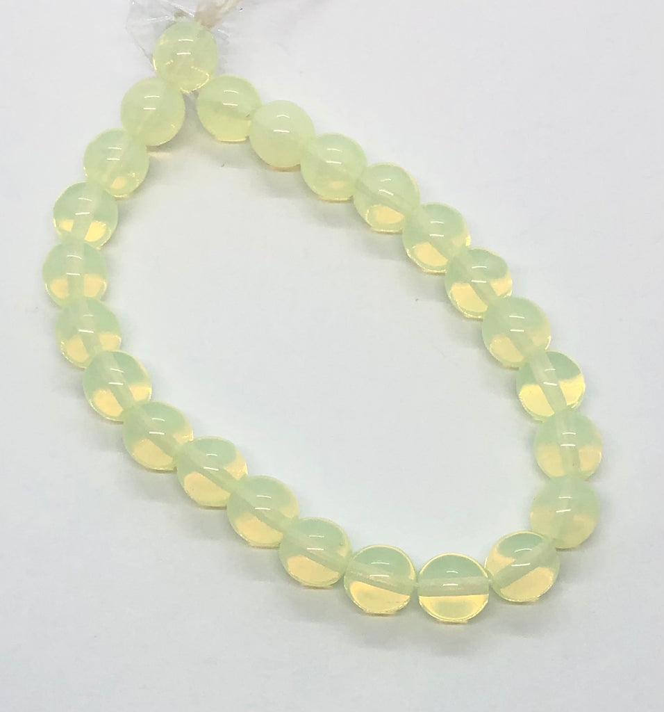 Czech Water Green Glass Strips