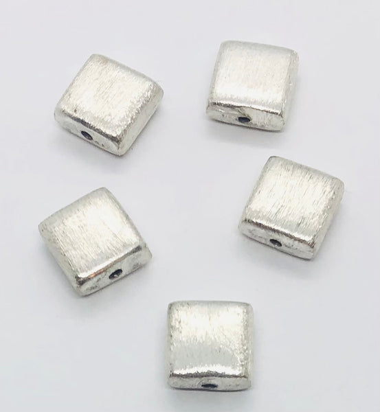 Silver Indian Diamond  Medium Square