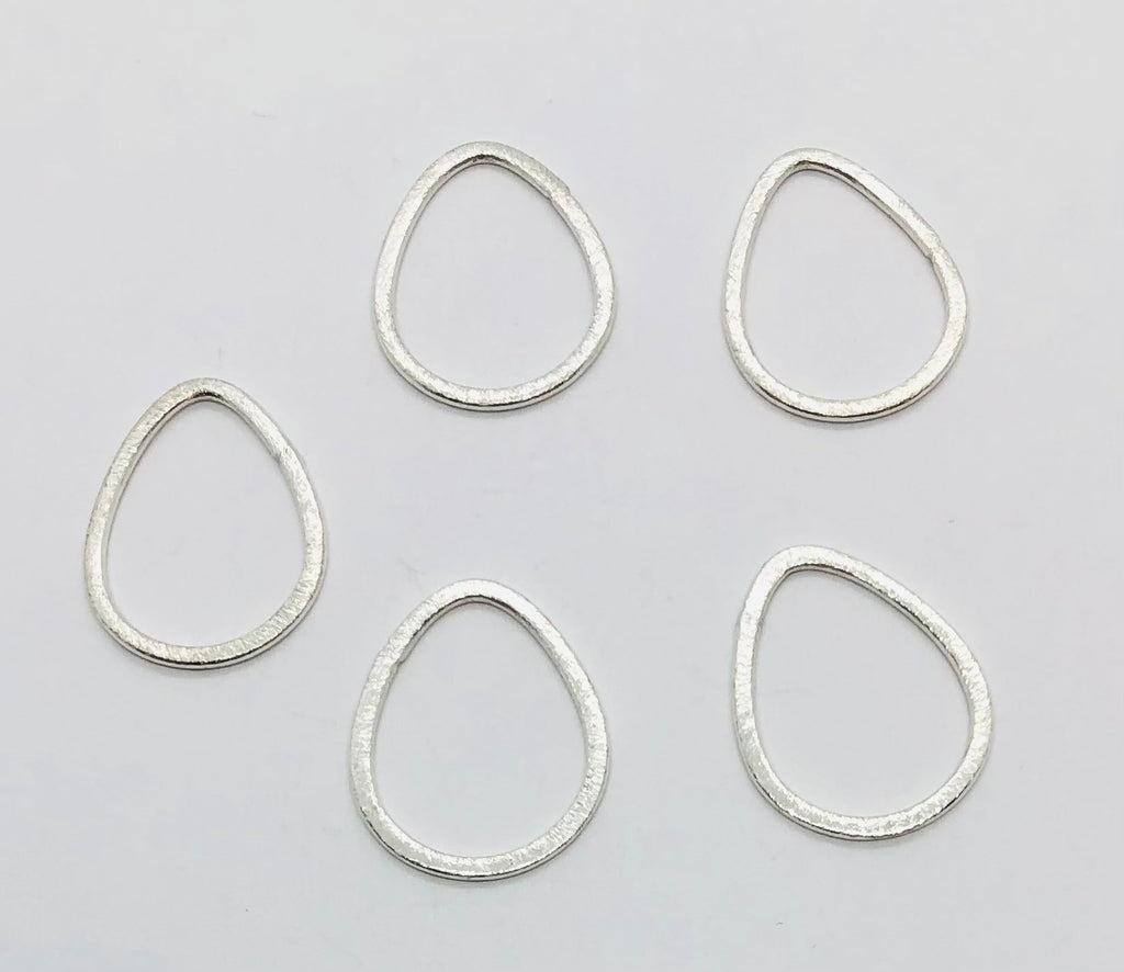 Silver Indian Drop Rings Diamond