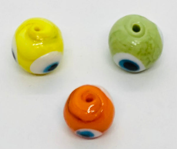 Turkish Murano Rounded Shaped Eyes