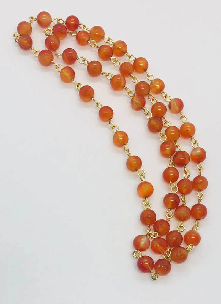 Orange Agate Stone Strips