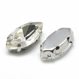 Rhinestone: 14.5x4x4mm, Hole: 0.8~1mm